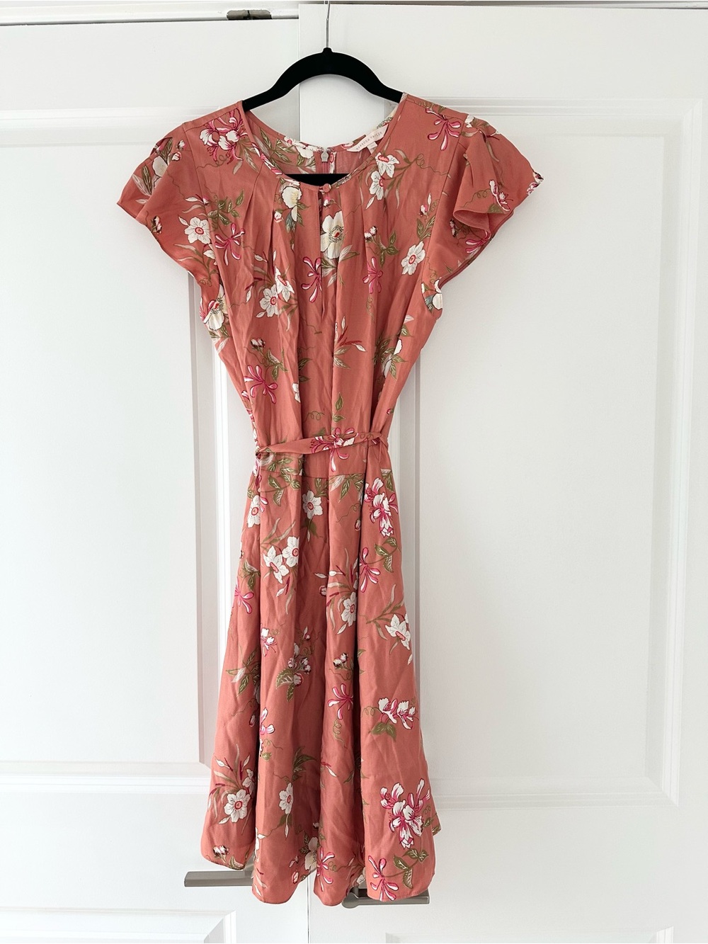 Rebecca Taylor Lita Sunset Floral Silk Dress